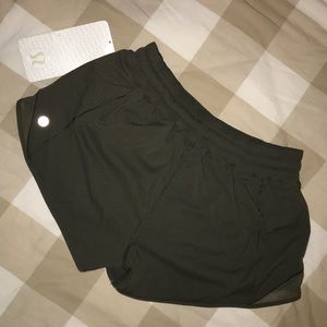 Army Green Lulu Lemon shorts
